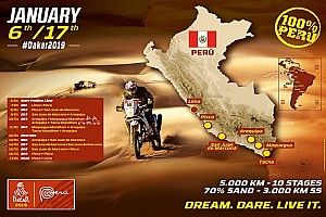 El Dakar revela su recorrido para 2019