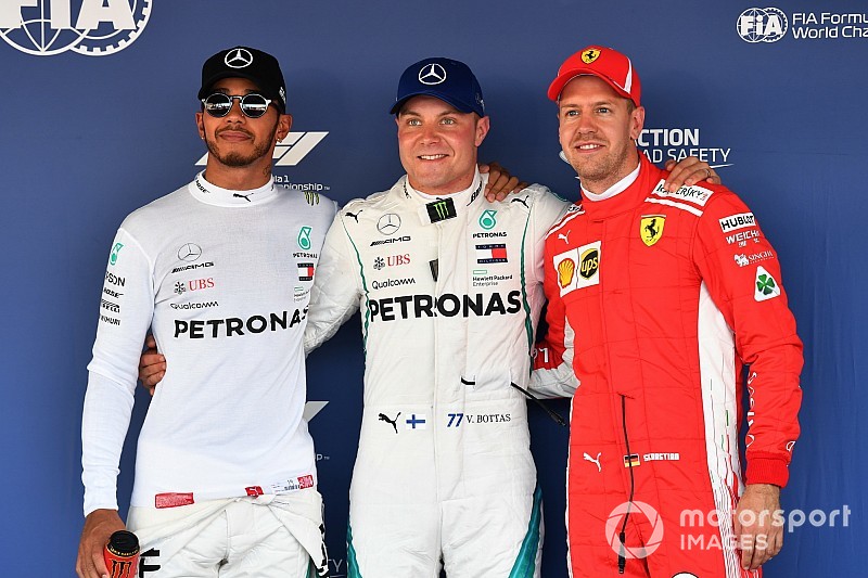ロシア予選:メルセデス完全制圧1-2。フェラーリ太刀打ちできず