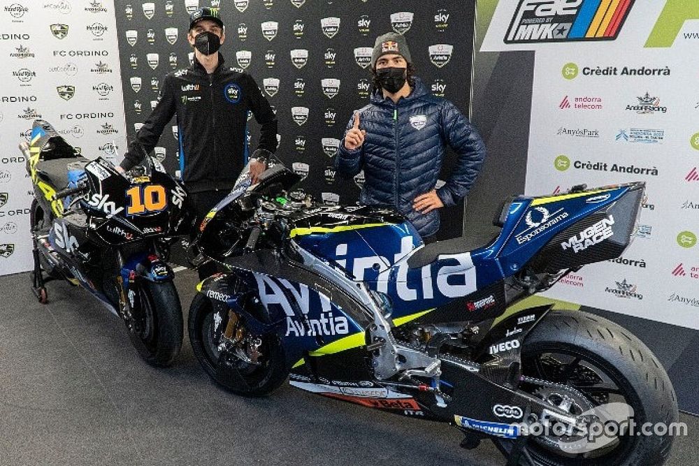 Avintia presentó su proyecto de MotoGP 2021 con Bastianini y Marini