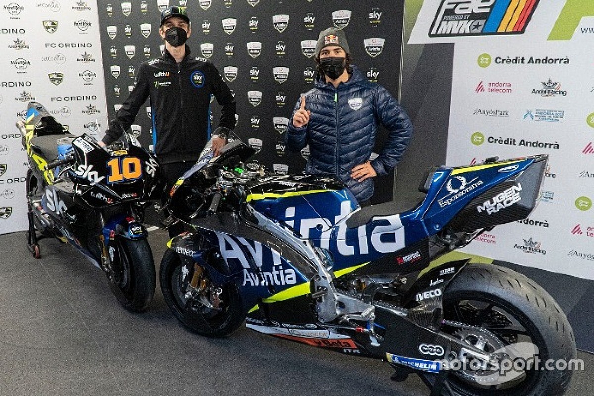 Avintia presentó su proyecto de MotoGP 2021 con Bastianini y Marini