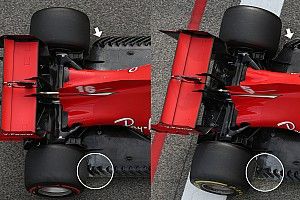 Furcsa Ferrari: aszimmetrikus padlólemezzel kísérleteztek Imolában