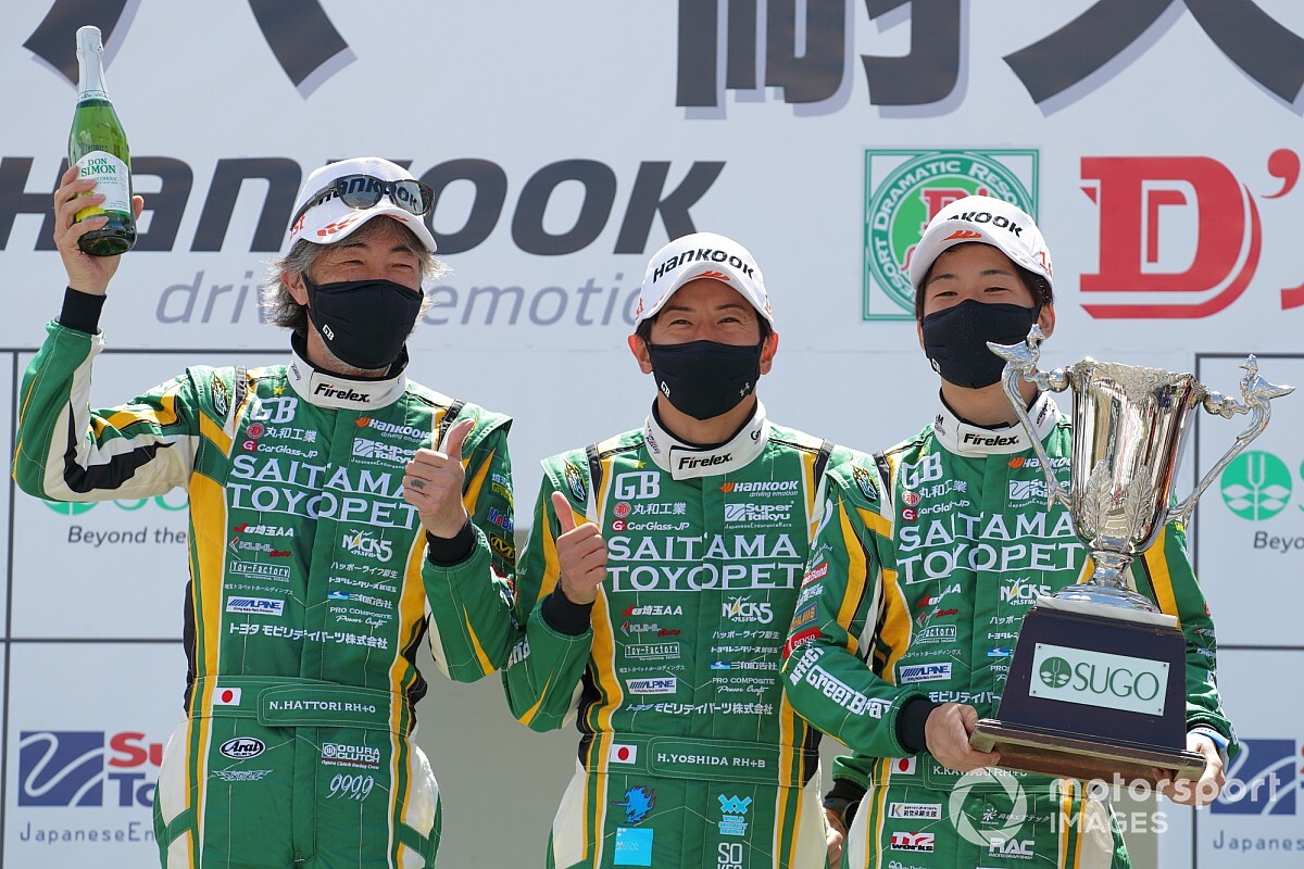 スーパー耐久第2戦SUGO:グループ2レースは埼玉トヨペットクラウンが優勝