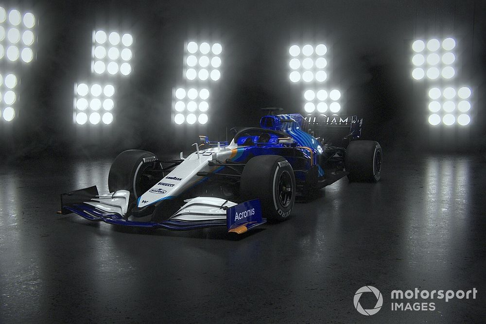 Íme a 2021-es Williams, az FW43B, Russell és Latifi autója!