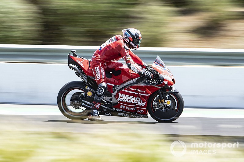 Petrucci topt spectaculaire derde training GP Spanje, Rossi naar Q1