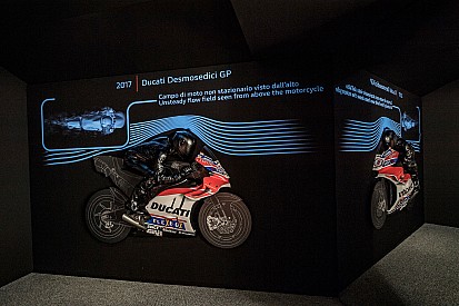 "Anatomia della velocità": Ducati svela in una mostra l'aerodinamica della MotoGP