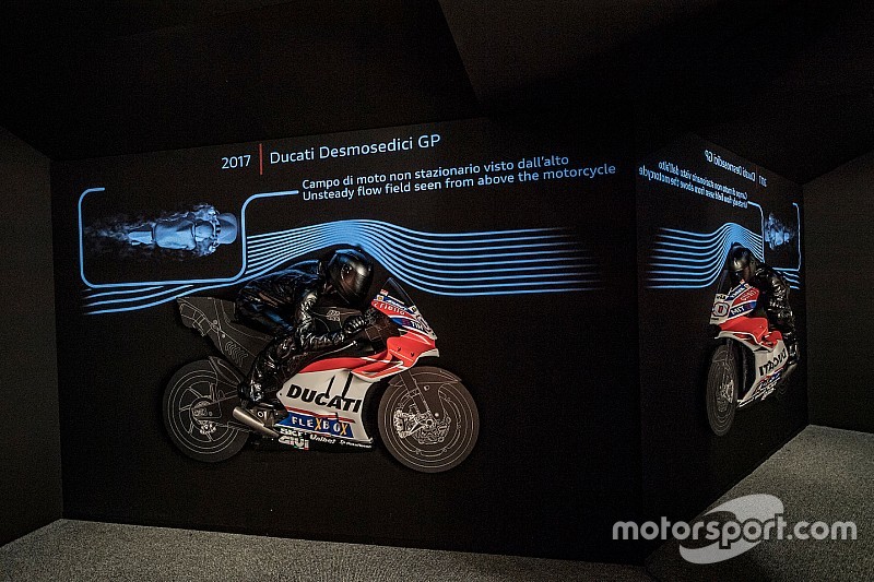 Ducati inaugura una galería sobre las claves de la aerodinámica en MotoGP