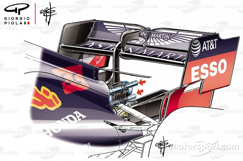Red Bull e Toro Rosso con gli scarichi alti: è vietato soffiare sulla struttura deformabile
