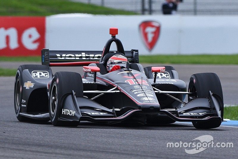 IndyCar GP: Power leads Pigot in disrupted first practice