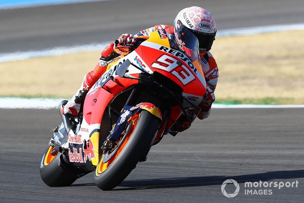 Marquez snelste tijdens warm-up Grand Prix van Spanje