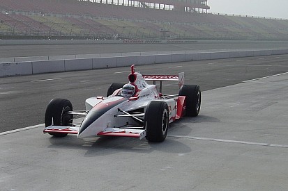 When a bruised McNish took on an IndyCar oval test