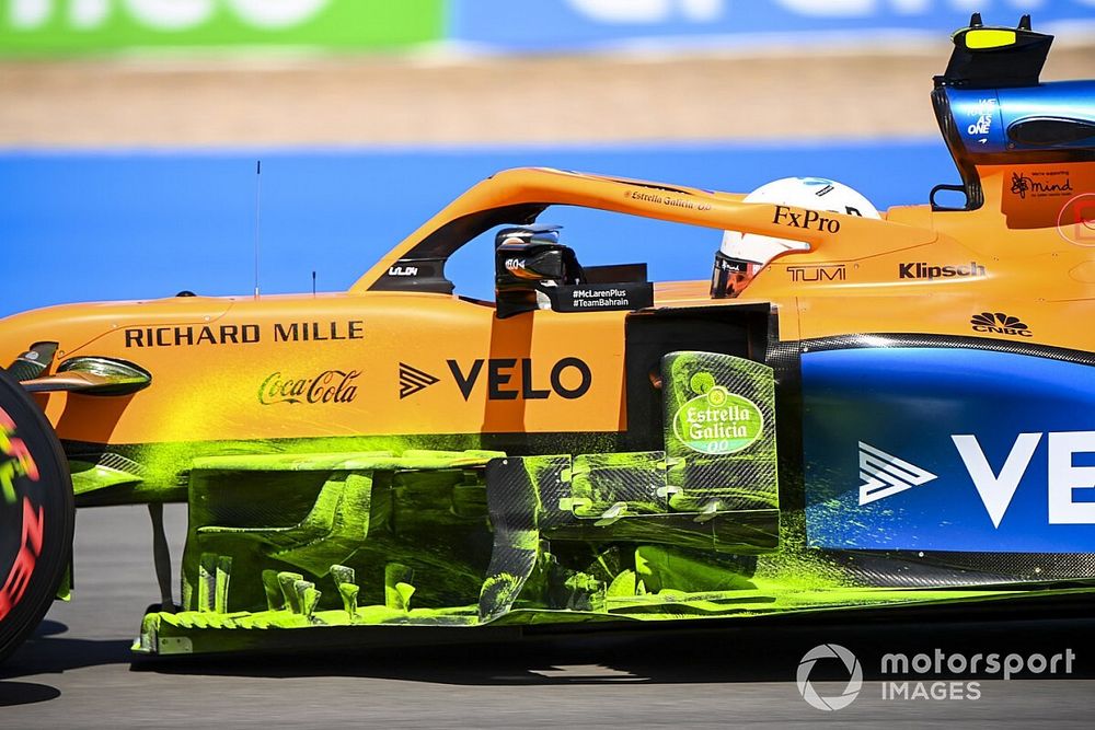 McLaren: due profili in più nel barge board