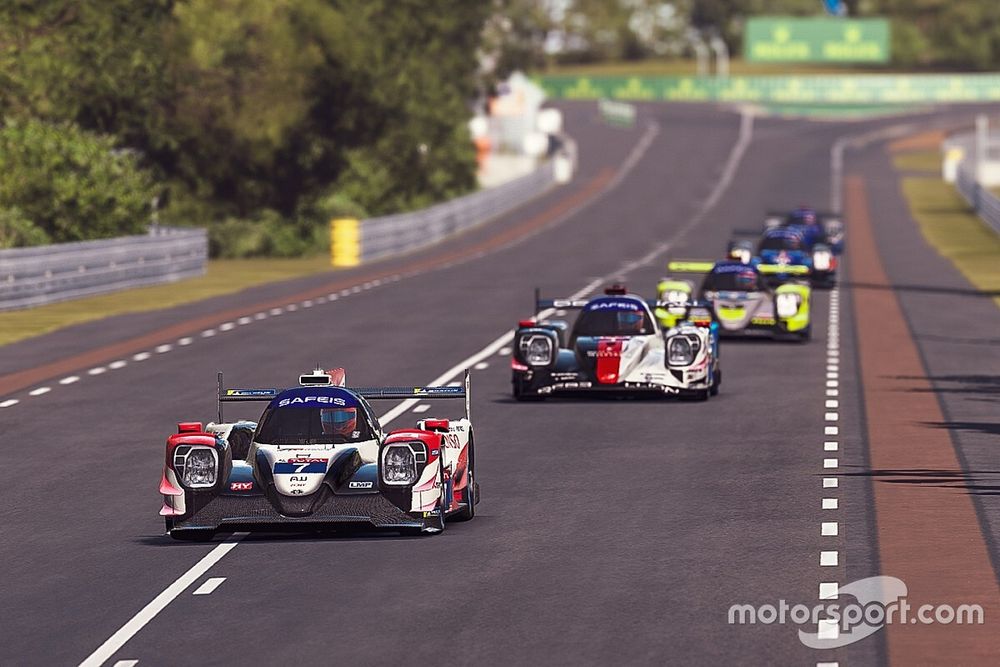 Virtual Le Mans resumes after red flag stoppage