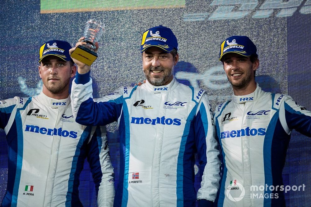 Podio GTE Am: #56 Team Project 1 Porsche 911 RSR - 19: Egidio Perfetti, Matteo Cairoli, Riccardo Pera 