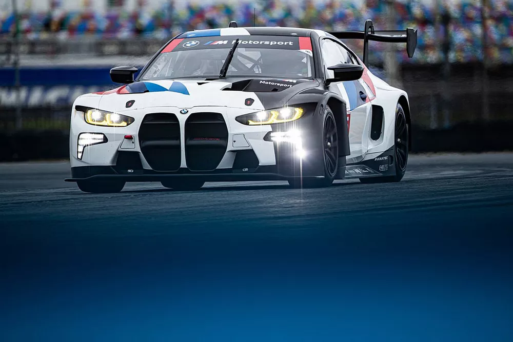 BMW M4 GT3 being tested by BMW Team RLL