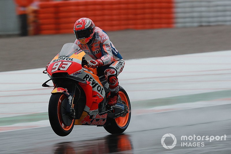Márquez loue le "grip incroyable" de Valence sous la pluie