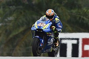 Rins used fire-damaged Suzuki for best Sepang lap