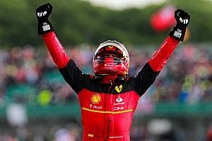 F1: Sainz comemora retrospecto em Silverstone com vitória e revela nervosismo na relargada