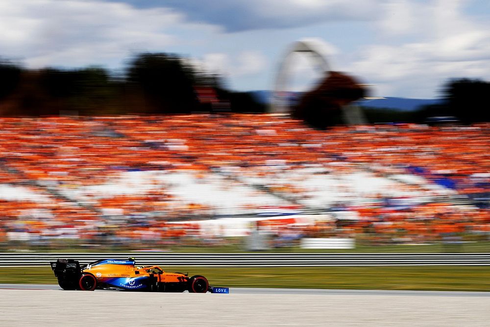 Norris grapt na P2: “Mooi voor al die McLaren-fans in het oranje”