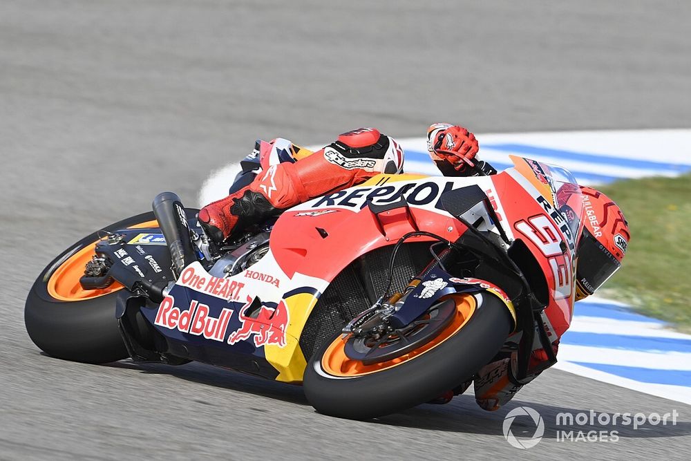 Márquez: “La primera vez que pasé por la curva tres fui con cuidado”