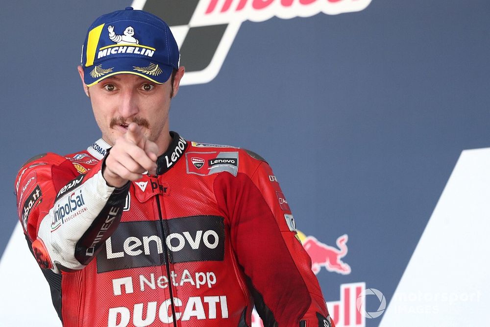 Podium: Race winner Jack Miller, Ducati Team