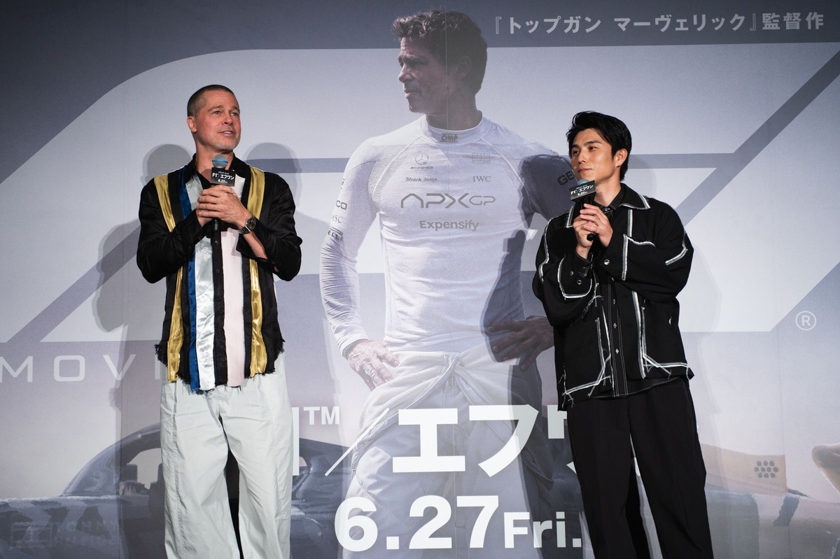 Brad Pitt ブラピ 直筆サイン入り　F1 舞台挨拶限定　フライヤー パ*ー様 Brad Pitt ブラピ直筆サイン入り F1 舞台挨拶限定
