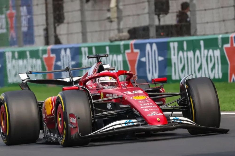 L' ala danneggiata di Charles Leclerc