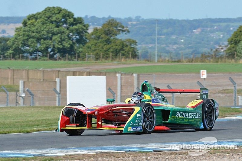 Abt leads rain-affected third Formula E test day