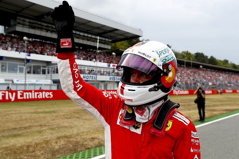 Vettel raggiante: "Sapevo di poter fare la pole. La Ferrari qui ha un grande potenziale"