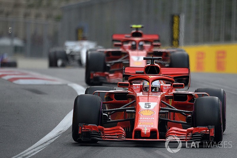 Vettel temía haber perdido la pole en Bakú