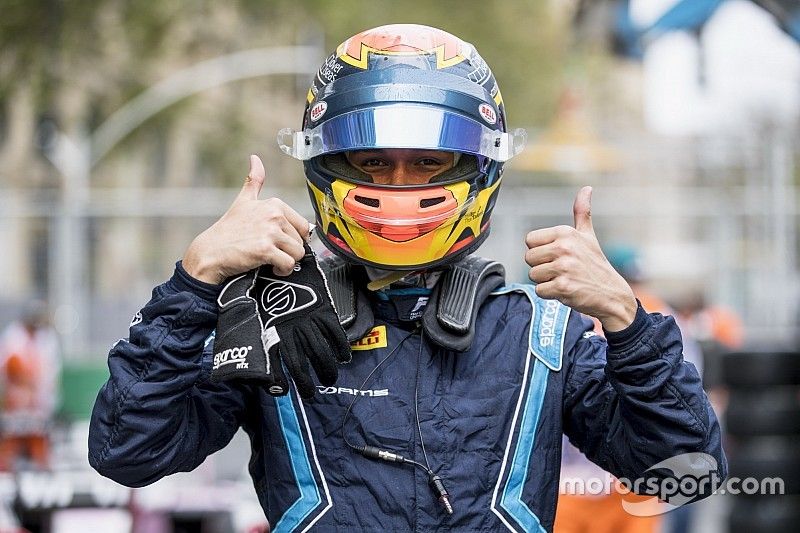 Pole position de Alexander Albon, DAMS