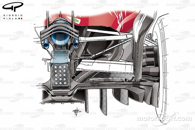 Tech analyse: Red Bull en Ferrari al volop bezig voor 2018