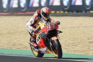 MotoGP Prancis: Marquez puncaki warm-up, Zarco terjatuh