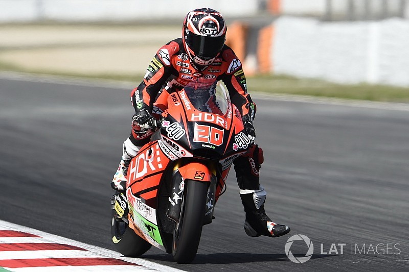 Moto2カタルニア:クアッタハッホ初優勝。オリベイラ15台抜き2位