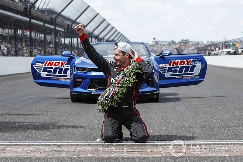 Race winner Will Power, Team Penske Chevrolet