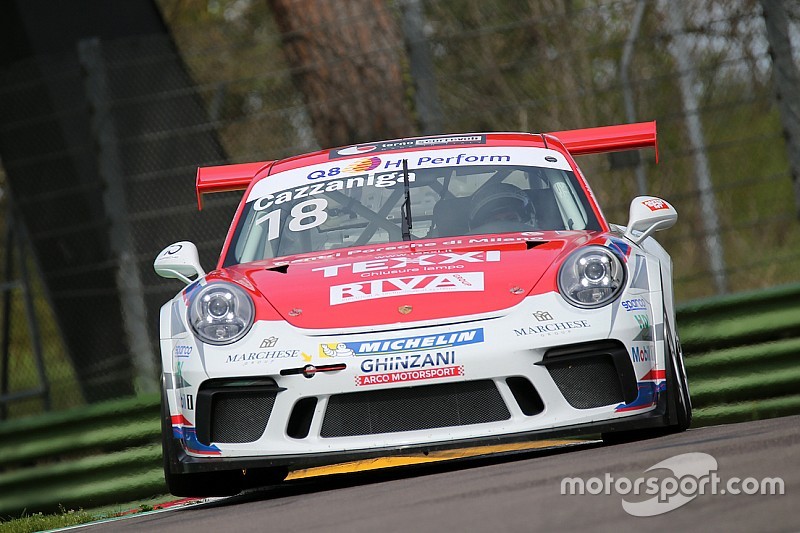 Carrera Cup Italia, test a Imola: Cazzaniga davanti in un turno già da record