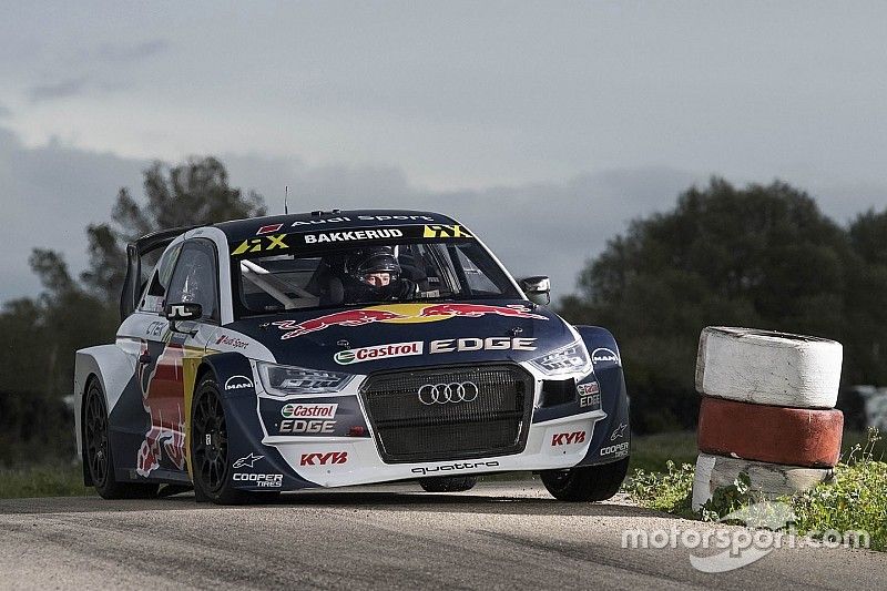 Bestzeit für Mattias Ekström beim WRX-Test in Silverstone