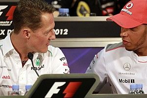 Hamilton: "En la computadora elegía ser Schumacher"