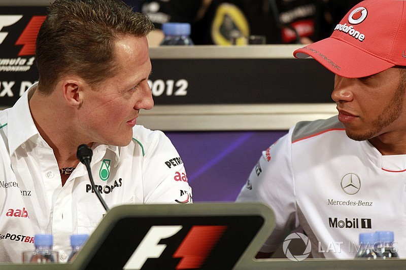 Hamilton: "En la computadora elegía ser Schumacher"