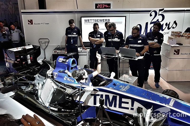 Sauber, quel grand succès le 25ème anniversaire à l'Auto Zürich !