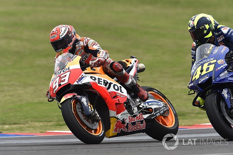 Marquez over spraakmakende inhaalbeweging op Rossi: "Ik deed niets geks"