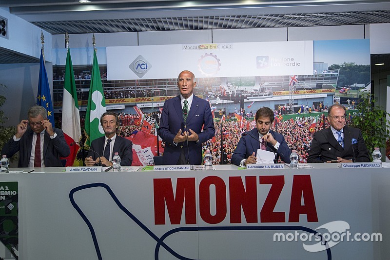 Monza, F1 yarışı için devlet desteği elde etmek üzere