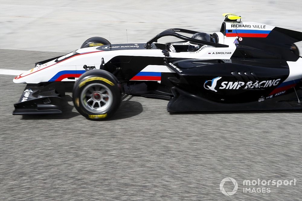 Smolyar topt eerste dag van Formule 3-test in Spielberg