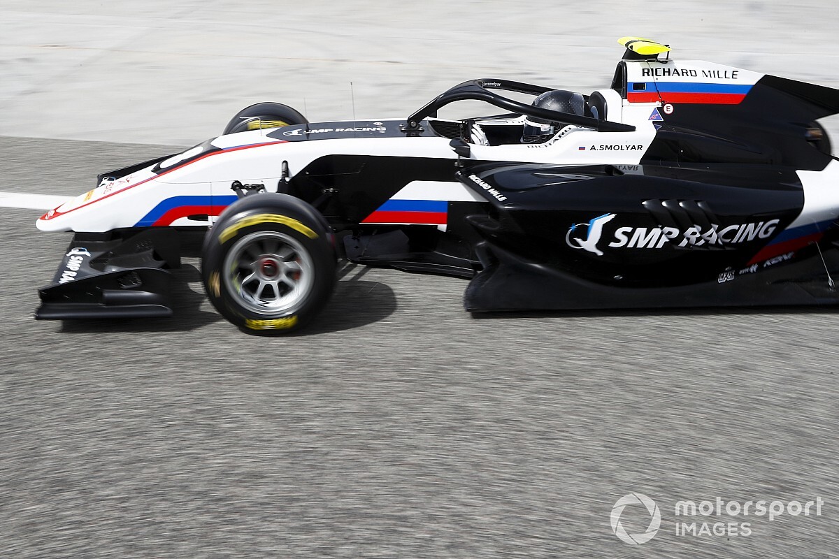 Smolyar topt eerste dag van Formule 3-test in Spielberg