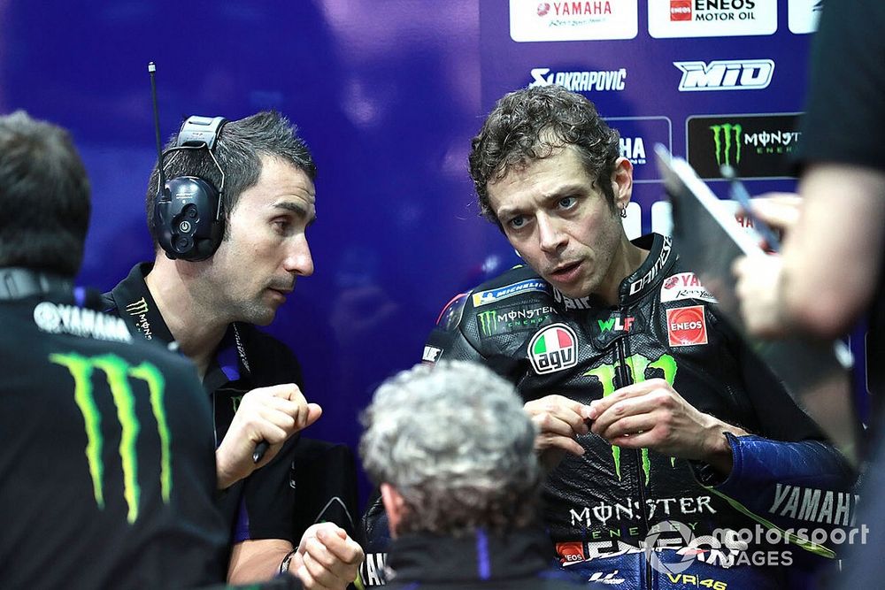 Rossi preocupado por la falta de ritmo en Yamaha