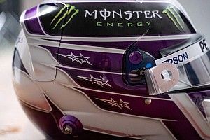 Hamilton reveals new helmet colours ahead of Mercedes F1 launch
