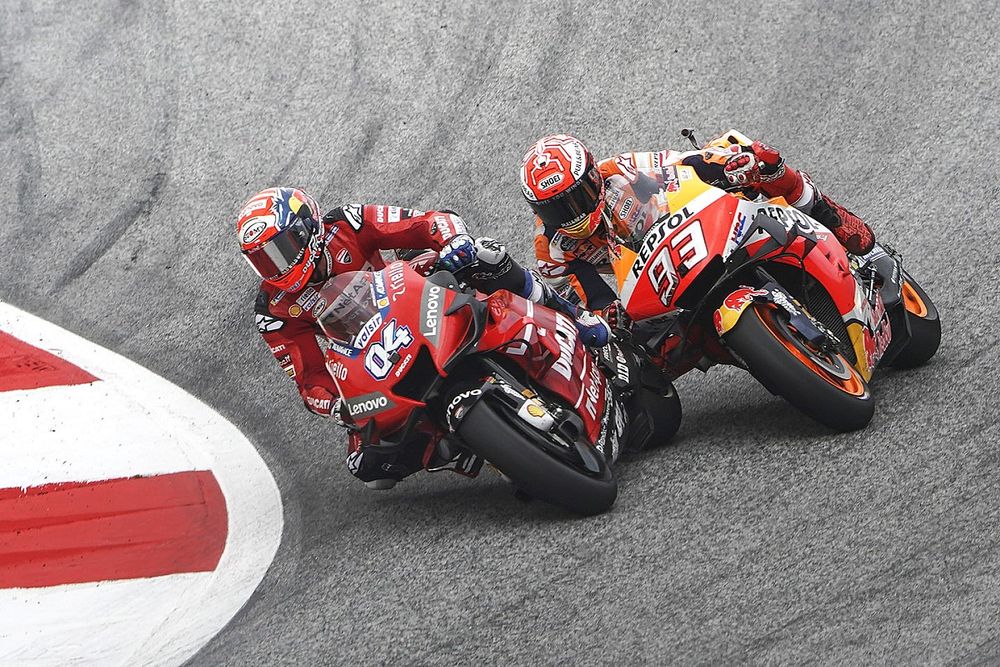 Andrea Dovizioso, Ducati Team, Marc Marquez, Repsol Honda Team