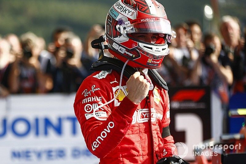 Le vainqueur Charles Leclerc, Ferrari
