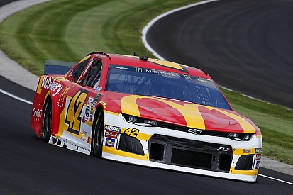 Chip Ganassi Racing teammates top first Cup practice at Indy
