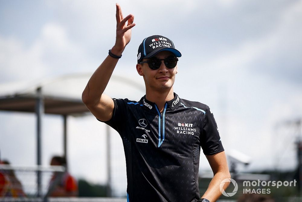 George Russell, Williams Racing on the drivers parade