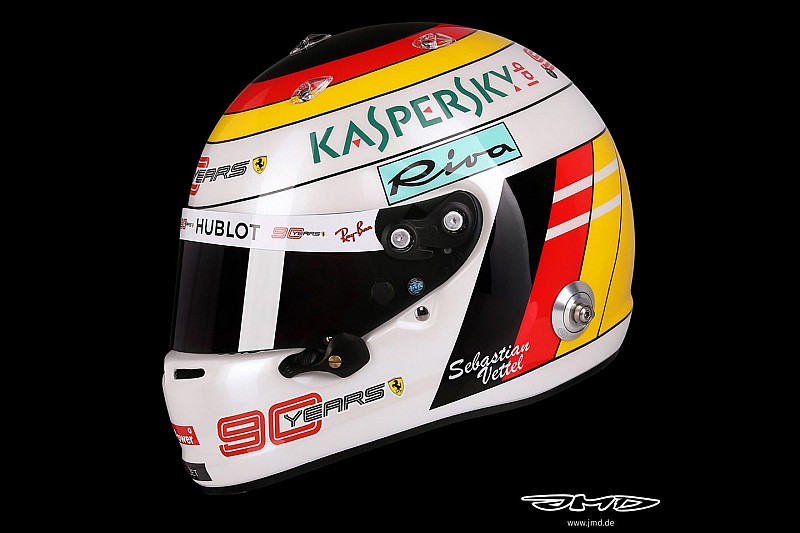 Photos - Le casque spécial de Vettel pour le GP d'Allemagne